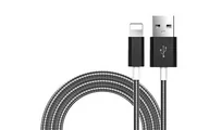 Kable USB - Kabel Spring Iphone 5/6 Czarny - miniaturka - grafika 1