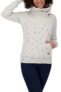 Alife and Kickin Damska bluza VioletAK B bluza damska sweter ze stójką sweter XS-XXL, Cloudy Melange, M, cloudy melange - Swetry damskie - miniaturka - grafika 1
