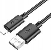 Kable USB - Kabel USB Hoco HOCO kabel USB A do Lightning 2,4A X88 1 m czarny - miniaturka - grafika 1