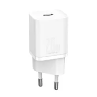 Ładowarki do telefonów - Baseus Super Si 1C szybka ładowarka USB Typ C 20 W Power Delivery biały (CCSUP-B02) - miniaturka - grafika 1