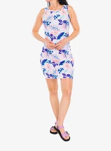 Sukienka turystyczna Columbia Chill River Printed Dress - snowdrift pasteled - Odzież trekkingowa damska - miniaturka - grafika 1