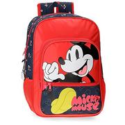 Plecaki szkolne i tornistry - Disney Mickey Mouse Fashion plecak szkolny, wielokolorowy, 30 x 38 x 12 cm, mikrofibra, 13,68 l, kolorowy, plecak szkolny, kolorowy, plecak szkolny - miniaturka - grafika 1