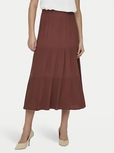 ONLY Spódnica maxi Mikka 15324808 Brązowy Regular Fit - Spódnice - miniaturka - grafika 1