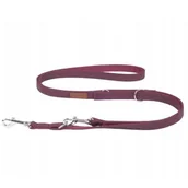 Smycze dla psów - Haas F1 Team regulowana ekoskóra Cambridge XL Bordowy - miniaturka - grafika 1