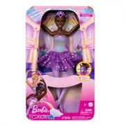 Lalki dla dziewczynek - Lalka Barbie Dreamtopia Baletnica Magiczne światełka Brunetka Mattel - miniaturka - grafika 1