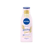 Balsamy i kremy do ciała - NIVEA Nivea balsam do ciała naturalnie piękny (200 ml), balsam do pielęgnacji skóry normalnej z serum do głębokiej pielęgnacji, pielęgnacja przez 48 godzin i delikatny efekt opalenizny - miniaturka - grafika 1