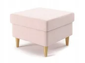 Pufy i podnóżki - Adams Group, Pufa, Milo, Jasnoróżowa - miniaturka - grafika 1