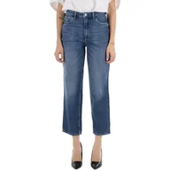 Spodnie damskie - Spodnie damskie Guess Mom Jeans jeansowe proste-W29 - miniaturka - grafika 1