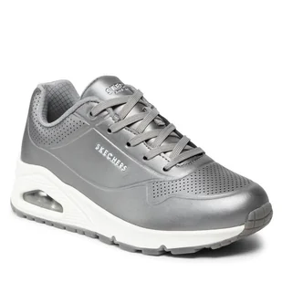 Sneakersy Skechers Rose Bold 73691/GUN Gun Metal - Sneakersy damskie - miniaturka - grafika 1