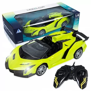 Samochód Zdalnie Sterowany Auto Wyścigowe Rc+Pilot - Zabawki zdalnie sterowane - miniaturka - grafika 1