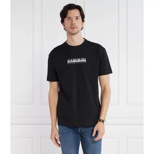 Koszulki męskie - Napapijri T-shirt S-BOX SS 4 | Regular Fit - grafika 1