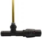 Zawory i kraniki - Zawór termostatyczny zespolony 50mm UNICO ciemny grafit strukturalny prawy - miniaturka - grafika 1