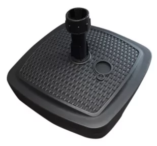 Podstawa Parasola Rattan Szara Patio - Parasole ogrodowe - miniaturka - grafika 1