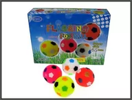 Piłki dla dzieci - Piłka świecąca gumowa z kolcami 7cm HIPO F924 - miniaturka - grafika 1