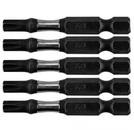 Wkrętarki - NEO Bity udarowe S2, 50 mm, T27 - 5 szt. TOP-09-586 - miniaturka - grafika 1