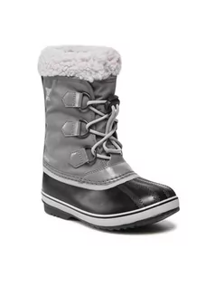 Buty dla dziewczynek - Sorel Śniegowce Yoot Pac Nylon Wp NY1962 Szary - grafika 1
