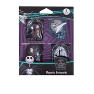 Zakładki do książek - Patio Zakładki magnetyczne Disney Burton's Nightmare 4szt. wzór 1 - gadżet - miniaturka - grafika 1