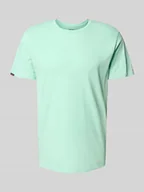 Koszulki męskie - T-shirt z detalem z logo - miniaturka - grafika 1
