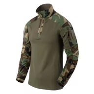Odzież taktyczna i umundurowanie - Helikon - Bluza MCDU Combat Shirt - Woodland / Olive Green - BL-MCD-SP-0302A - miniaturka - grafika 1