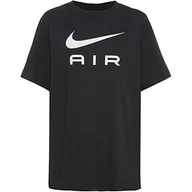 Koszulki i topy damskie - NIKE DX7918-010 W NSW Tee AIR BF Koszulka damska Czarna Rozmiar L, czarny, L - miniaturka - grafika 1