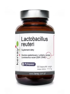 Kenay Lactobacillus reuteri Pylopass (60 kaps.) - Suplementy naturalne - miniaturka - grafika 1