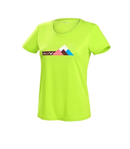 Black Crevice Damska koszulka funkcyjna, koszulka sportowa w różnych kolorach i rozmiarach I damska koszulka do biegania z nadrukiem I oddychająca koszulka damska I t-shirt ze 100% poliestru