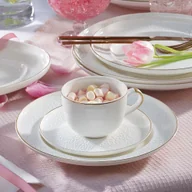Serwisy obiadowe - Serwis obiadowo kawowy na 6 osób porcelanowy IDALIA - miniaturka - grafika 1