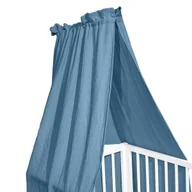 Pościel dla dzieci - ALBERO MIO Baldachim Cotton color CC7 niebieski - miniaturka - grafika 1