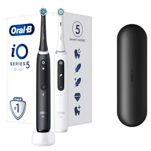 Oral-B iO 5 2szt. White/Black - Szczoteczki elektryczne - miniaturka - grafika 1