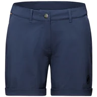 Spodnie sportowe damskie - Szorty damskie Mammut Runbold Roll Cuff Shorts Women Rozmiar: M-L / Kolor: niebieski - miniaturka - grafika 1