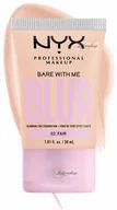 Podkłady do twarzy - NYX Professional Makeup - BARE WITH ME - BLUR - Blurring Tint Foundation - Wygładzający podkład do twarzy - 30ml - 02 FAIR - miniaturka - grafika 1