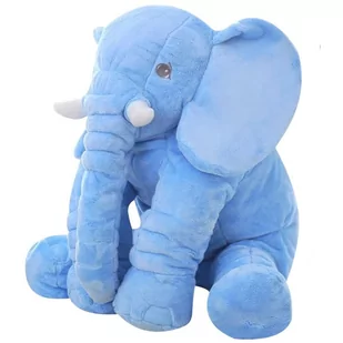 Poduszka podusia SŁOŃ SŁONIK maskotka PLUSZOWY miś NIEBIESKI U987N - Maskotki i pluszaki - miniaturka - grafika 1
