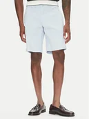 Spodenki męskie - Tommy Hilfiger Szorty materiałowe Brooklyn MW0MW23563 Błękitny Regular Fit - miniaturka - grafika 1