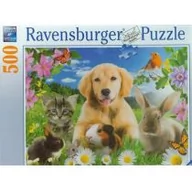 Puzzle - Ravensburger Puzzle 500 el Domowe Zwierzaki - miniaturka - grafika 1