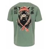 Odzież taktyczna i umundurowanie - PITBULL Middle Weight 190 Denim Washed Bravery '25 - Zielona  M - miniaturka - grafika 1