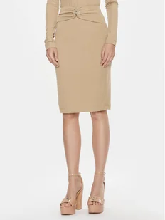 Guess Spódnica mini W4RD81 KAQL2 Beżowy Bodycon Fit - Spódnice - miniaturka - grafika 1