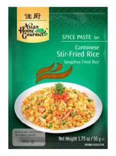 Pasta Przyprawa do Kantońskiego Ryżu Smażonego Yangzhou Fried Rice Asian Home Gourmet 50G - Przyprawy i zioła sypkie - miniaturka - grafika 1