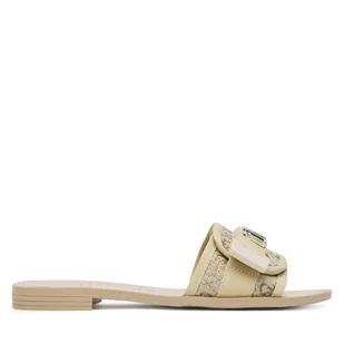 Klapki Guess FLJELY LEL19 Złoty - Klapki i japonki damskie - miniaturka - grafika 1