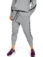 Spodnie sportowe damskie - Damskie spodnie treningowe UNDER ARMOUR FLEECE PANT TAPED WM - miniaturka - grafika 1