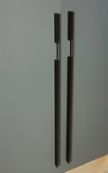 Zawiasy, okucia i inne akcesoria - Uchwyt meblowy podłużny Peak 1150 Aluminiowy Czarny (niesymetryczny) - miniaturka - grafika 1