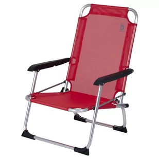Bo-Camp Krzesło plażowe Copa Rio Lyon czerwone - Meble turystyczne - miniaturka - grafika 1