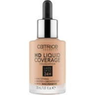 Podkłady do twarzy - Catrice Hd Liquid Coverage matujący podkład do twarzy 044 Deeply Rose 30 ml - Podkład lub puder - miniaturka - grafika 1