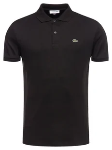 Lacoste Polo DH2050 Czarny Regular Fit - Koszulki męskie - miniaturka - grafika 1