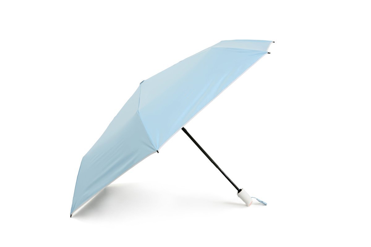 Parasol Miau składany mini automatyczny błękitny