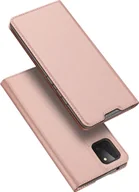 Etui i futerały do telefonów - Etui na książki "Dux Ducis" kompatybilne z XIAOMI REDMI 10 etui na telefon z funkcją podstawki, miejsce na karty różowy - miniaturka - grafika 1