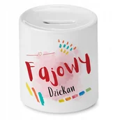 Skarbonki - Skarbonka na Urodziny 17 17te 17-te na Prezent z Nadrukiem ze Zdjęciem + Opakowanie na prezent (wzór 01) - miniaturka - grafika 1