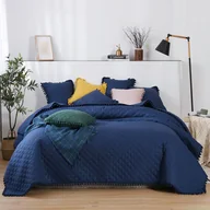 Narzuty - Narzuta 200 x 220 Pikowana Dwustronna Pompoo Gran - miniaturka - grafika 1