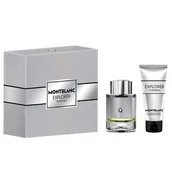 Zestawy kosmetyków damskich - SET MONT BLANC Explorer Platinium EDP spray 60ml + SHOWER GEL 100ml - miniaturka - grafika 1