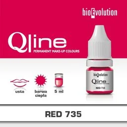Pigment Bioevolution Red 735 - Qline - 5ml - Pozostałe akcesoria kosmetyczne - miniaturka - grafika 1