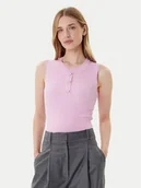 Koszulki i topy damskie - Morgan Top 252-MJILA Różowy Slim Fit - miniaturka - grafika 1